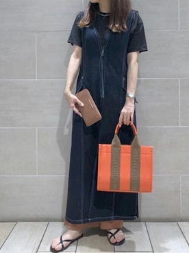 「Samantha Thavasa（サマンサタバサ）のアイテム（財布）」を使った、SamanthaThavasaさん（レディース・160cm）の夏コーディネート