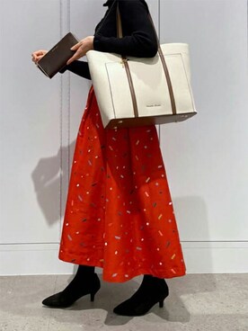 「Samantha Thavasa（サマンサタバサ）のアイテム（財布）」を使った、SamanthaThavasaさん（レディース・160cm）の冬コーディネート