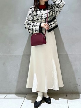 SamanthaThavasaさん（レディース・160cm）の冬コーディネート