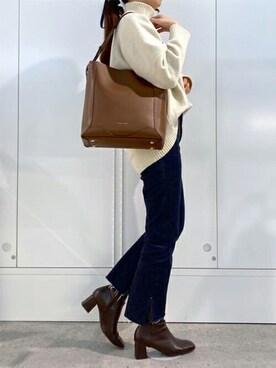 SamanthaThavasaさん（レディース・160cm）の冬コーディネート