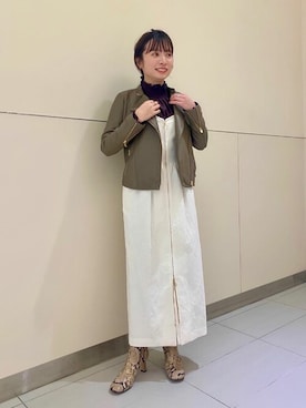 「Noble（ノーブル）のアイテム（ワンピース）」を使った、nagisaさん（レディース・153cm）の冬コーディネート