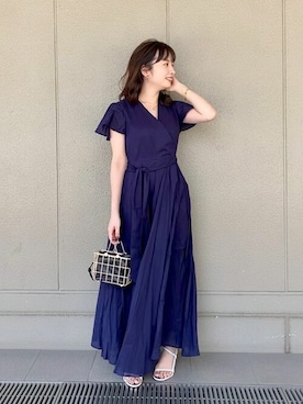 「Noble（ノーブル）のアイテム（ワンピース）」を使った、nagisaさん（レディース・153cm）の春コーディネート