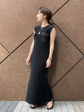 「Noble（ノーブル）のアイテム（ワンピース）」を使った、nagisaさん（レディース・153cm）の春コーディネート