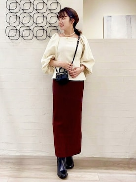 「noble」｜「アイテム（バッグ）」を使った、nagisaさん（レディース・153cm）の秋コーディネート