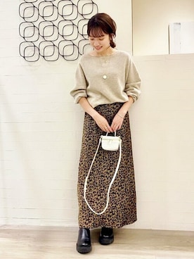 「noble」｜「アイテム（バッグ）」を使った、nagisaさん（レディース・153cm）の秋コーディネート