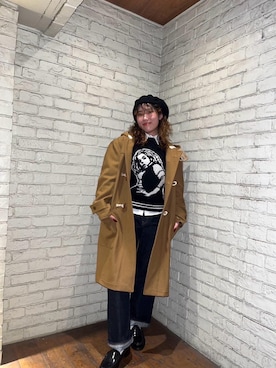 「シャツ 」｜「アイテム（ジャケット/アウター）」を使った、RINさん（レディース・162cm）の秋コーディネート