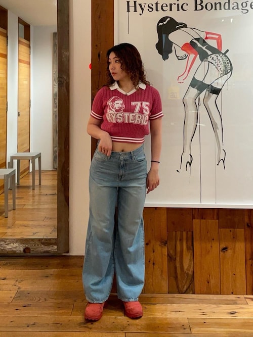 HYSTERIC GLAMOUR グラフィックTシャツ ピンク　新品 HYSTERIC GLAMOUR ピンク Tシャツ XL - メルカリ