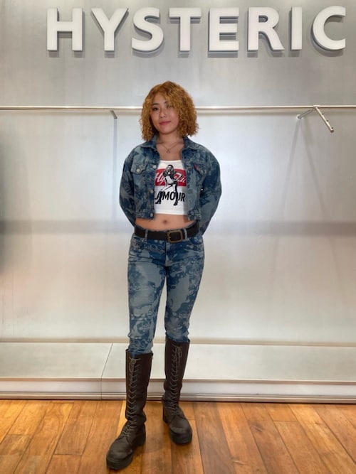 HYSTERIC GLAMOUR キャミソール グリーン HYSTERIC GLAMOUR（ヒステリックグラマー）の「DIZZY & MILKY