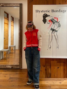 「HYSTERIC GLAMOUR（ヒステリックグラマー）のアイテム」を使った、RINさん（レディース・162cm）の秋コーディネート
