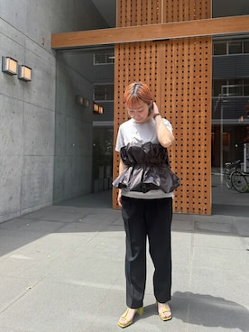 「Re.Verofonna（ヴェロフォンナ）のアイテム」を使った、Re.Verofonnaさん（レディース・153cm）の春コーディネート