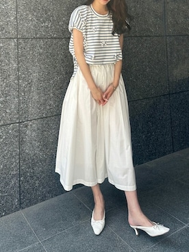 「Re.Verofonna（ヴェロフォンナ）のアイテム」を使った、Re.Verofonnaさん（レディース・165cm）の夏コーディネート
