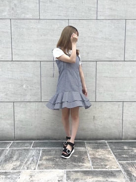 「ブルべ夏」｜aochan46さん（レディース・154cm）の春コーディネート