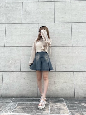 「ブルべ夏」｜aochan46さん（レディース・154cm）の春コーディネート