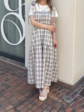 aochan46さん（レディース・154cm）の夏コーディネート