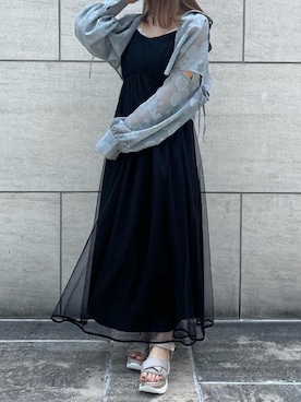 「ブルべ夏」｜aochan46さん（レディース・154cm）の夏コーディネート