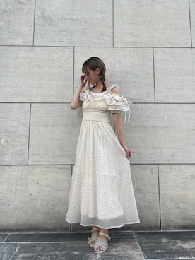 「ブルべ夏」｜aochan46さん（レディース・154cm）の夏コーディネート