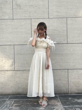 「ブルべ夏」｜aochan46さん（レディース・154cm）の夏コーディネート