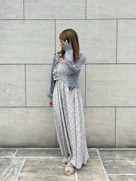 「ブルべ夏」｜aochan46さん（レディース・154cm）の夏コーディネート