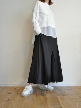 「thomasmagpie」｜chaosbohemiaさん（レディース・165cm）の冬コーディネート