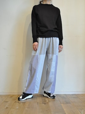 「厚底スニーカー」｜chaosbohemiaさん（レディース・165cm）の春コーディネート