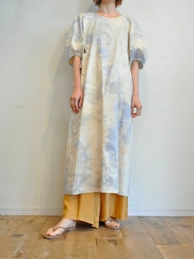 「--（--）のアイテム（ワンピース）」を使った、chaosbohemiaさん（レディース・165cm）の春コーディネート