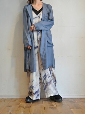 「hippiness（ヒッピネス）のアイテム」を使った、chaosbohemiaさん（レディース・165cm）の夏コーディネート