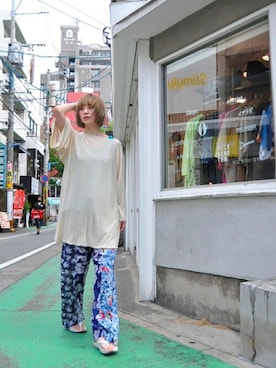 「オーバートップス」｜chaosbohemiaさん（レディース・168cm）の夏コーディネート