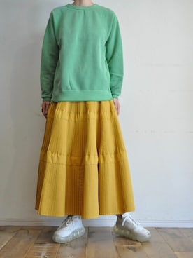 「--（--）のアイテム（スウェット）」を使った、chaosbohemiaさん（レディース・165cm）の秋コーディネート