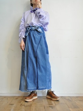 「RehersalL（リハーズオール）のアイテム」を使った、chaosbohemiaさん（レディース・165cm）の秋コーディネート