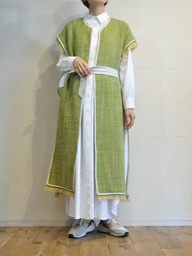 「RehersalL（リハーズオール）のアイテム（その他アウター）」を使った、chaosbohemiaさん（レディース・165cm）の冬コーディネート