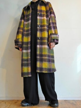 「--（--）のアイテム（その他アウター）」を使った、chaosbohemiaさん（レディース・165cm）の冬コーディネート
