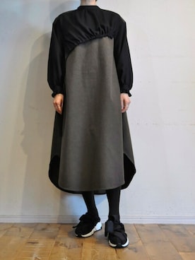 「RehersalL（リハーズオール）のアイテム」を使った、chaosbohemiaさん（レディース・165cm）の冬コーディネート