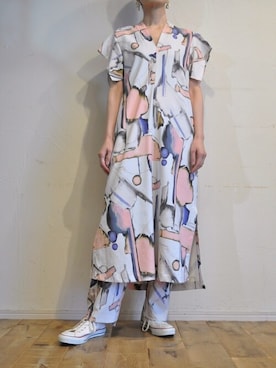 「--（--）のアイテム（ワンピース）」を使った、chaosbohemiaさん（レディース・165cm）の冬コーディネート