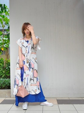 「--（--）のアイテム（ワンピース）」を使った、chaosbohemiaさん（レディース・168cm）の冬コーディネート