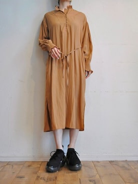 「厚底スニーカー」｜chaosbohemiaさん（レディース・165cm）の春コーディネート