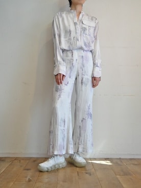 「厚底スニーカー」｜chaosbohemiaさん（レディース・165cm）の春コーディネート