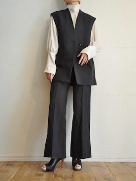 「--（--）のアイテム（パンツ）」を使った、chaosbohemiaさん（レディース・165cm）の春コーディネート