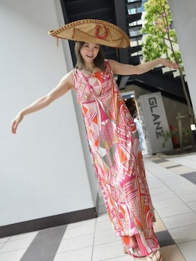 「--（--）のアイテム（ワンピース）」を使った、chaosbohemiaさん（レディース・168cm）の春コーディネート