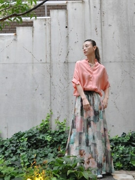 「--（--）のアイテム（スカート）」を使った、chaosbohemiaさん（レディース・168cm）の夏コーディネート
