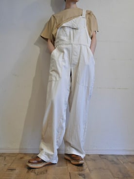 「RehersalL（リハーズオール）のアイテム（オールインワン・サロペット）」を使った、chaosbohemiaさん（レディース・165cm）の夏コーディネート