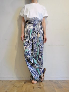 「thomasmagpie」｜chaosbohemiaさん（レディース・165cm）の夏コーディネート