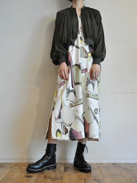 「RehersalL（リハーズオール）のアイテム（ジャケット/アウター）」を使った、chaosbohemiaさん（レディース・165cm）の夏コーディネート