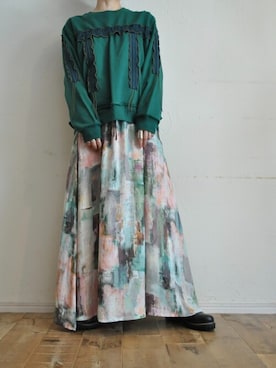 「RehersalL（リハーズオール）のアイテム」を使った、chaosbohemiaさん（レディース・165cm）の秋コーディネート