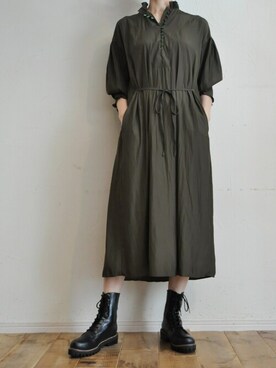 「RehersalL（リハーズオール）のアイテム」を使った、chaosbohemiaさん（レディース・165cm）の秋コーディネート
