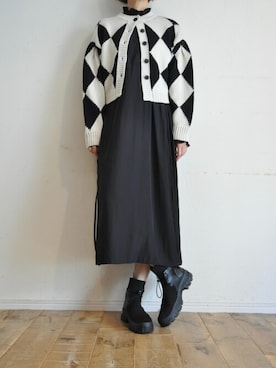 「RehersalL（リハーズオール）のアイテム」を使った、chaosbohemiaさん（レディース・165cm）の秋コーディネート