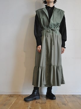 「RehersalL（リハーズオール）のアイテム」を使った、chaosbohemiaさん（レディース・165cm）の秋コーディネート