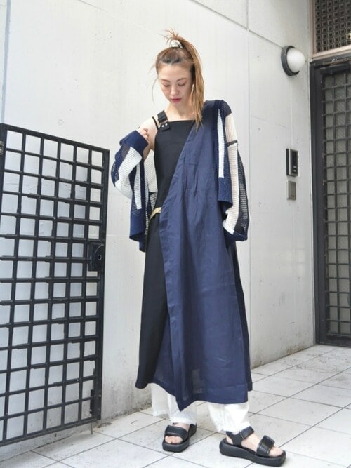 hippiness】shirring straight pants /【ヒッピネス