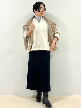 yukoさん（レディース・156cm）の冬コーディネート