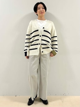 「chausser（ショセ）のアイテム」を使った、yukoさん（レディース・156cm）の冬コーディネート