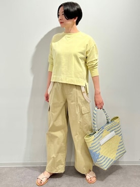 「eness（エネス）のアイテム」を使った、yukoさん（レディース・156cm）の春コーディネート